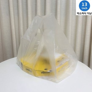 피자봉투 비닐봉투 치킨봉지 포장봉투 특대형 500장 13인치, 500개