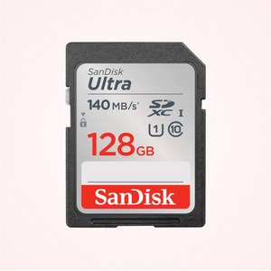샌디스크 울트라 SD카드 SDSDUN4, 128GB, 1개