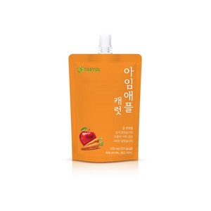 아임애플캐럿 사과당근즙 국내산 착즙주스 100ml 20포, 2L, 1박스