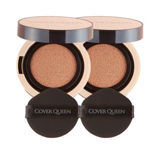 (글로우 핏) 커버퀸 데일리 비비쿠션 SPF50+PA++++, 2개