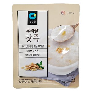 청정원 우리쌀 잣죽, 60g, 1개