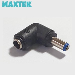 [MAXTEK] DC전원 to DC전원 M/F 변환젠더 90도 꺽임 입력:외경5.5 / 내경2.1 출력:외경5.5 / 내경2.1 [MT326], 1개
