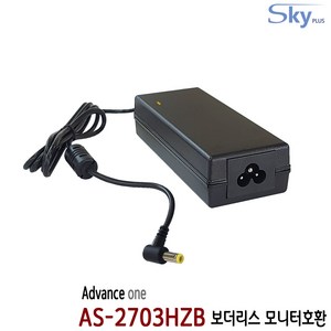 어드밴스원 Advance one AS-2703HZB모니터용 19V2.63A호환 19V3.16A 국산 어댑터, 3.어댑터 + AC 원코드 1.5m, 1개