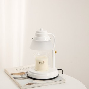 캔들백화점 국내산 타이머 캔들워머 +소이캔들 150g 세트, 국내산 타이머 화이트워머+다우니150g