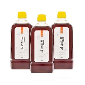 [매실락원] 전통옹기숙성 매실원액, 900ml, 3개