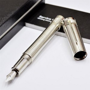 탄소 섬유 은빛 마하트마 MB 만년필, 3 Silver Rollerball, Only pen