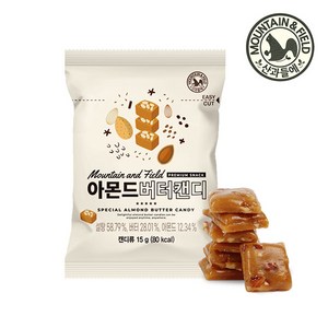 산과들에 아몬드 버터 캔디 15g, 50개