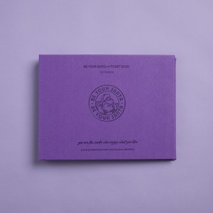비유어산타 티켓북 포켓식 티켓앨범, Luxury-Violet