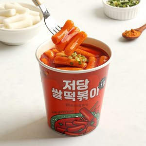 [다신샵] 저당식단 쌀떡볶이 / 실온보관 컵볶이, 118g, 10개