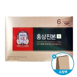 정관장 6년근 홍삼진본 20포 선물세트 (쇼핑백포함), 40ml, 20개