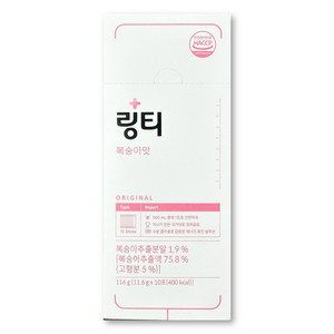 링티 분말 116g 복숭아맛 10개입 3개, 11.6g, 30개