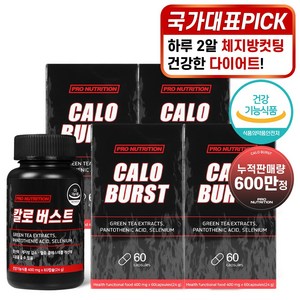 프로뉴트리션 칼로버스트 다이어트 체지방 감소 컷팅제, 60정, 4개