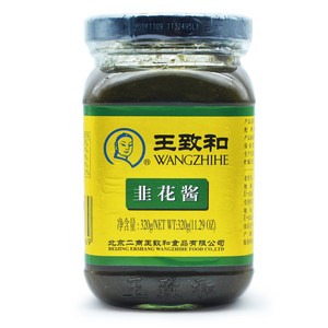 천미방 중국식품 왕즈허 구채화 소스 구채장 부추장, 320g, 1개