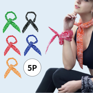 퀸시아 넥쿨러 쿨스카프 아이스 냉감 쿨링 스카프 세트