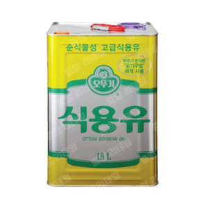 오뚜기 콩기름, 1개, 18L