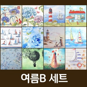 여름B 냅킨 12종세트 2장 서비스(랜덤)