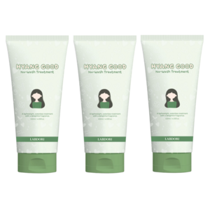 노워시 트리트먼트 향굿 어린이 키즈 유아 트리트먼트, 3개, 120ml