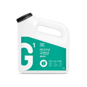 레인보우샵 G1 구연산 베이직 왕톡톡이, 1kg, 1개