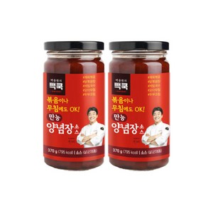 백종원의 만능양념장 소스, 370g, 2개