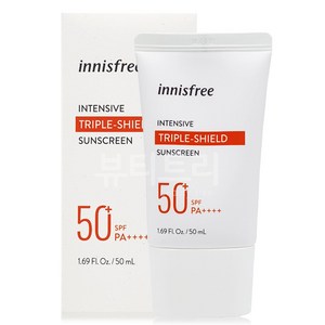 이니스프리 인텐시브 트리플 쉴드 선스크린 SPF 50+ PA++++, 50ml, 1개