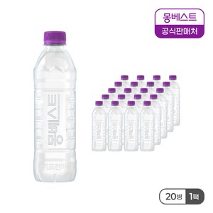 몽베스트 위드어스 (무라벨) 생수 500mLx20병, 500ml, 20개