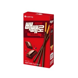 빼빼로 오리지널, 54g, 3개