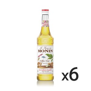 모닌 토피넛 시럽 700ml, 6개