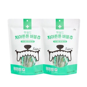 펫쉴드 치아튼튼 버블츄, 치석제거, 150g, 2팩