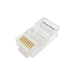 CAT 5E UTP RJ45 커넥터 플러그 100개입 LSN-CAT5E-UTP50, 1개