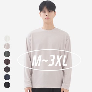 라틱 남자 소프트 스판 니트 라운드 빅사이즈 스웨터