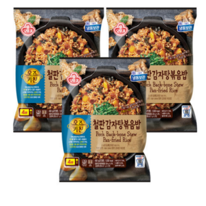 오뚜기 오즈키친 철판 감자탕볶음밥 450G x 3개