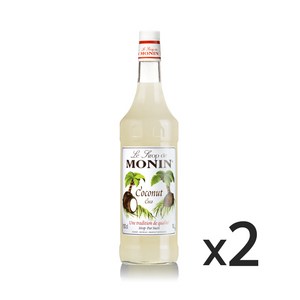 모닌 코코넛 시럽 1000ml, 1L, 2개