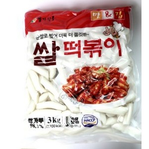 별가식품 쌀떡볶이, 3개, 3kg