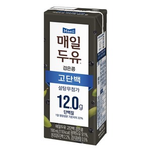 매일두유 고단백 검은콩, 24개, 190ml