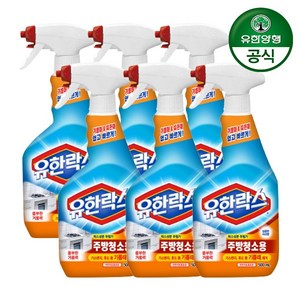 유한락스 주방청소용, 500ml, 6개