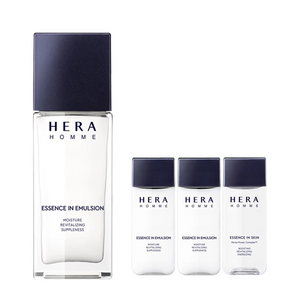 헤라 옴므 에센스 인 에멀젼 110ml + 20ml x 2 + 스킨 20ml | 남성 안티에이징 에너지부스팅 모공케어 | Hera Homme Essence In Emulsion, 1개, 150ml