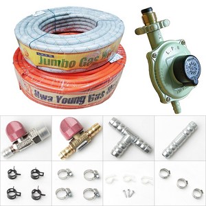 이지크린 LPG LNG 가스호스 가스압력조정기 가스호스부속, LNG용은색밴드(5개), 1개