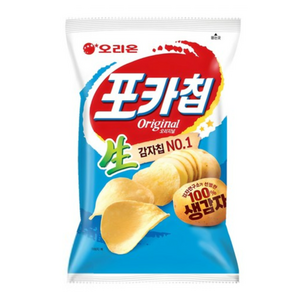 오리온 포카칩 오리지널, 66g, 6개