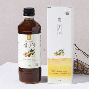 [국산 100%] 해솔당 통째로 갈아넣은 안동 생강청 천연꿀 함유, 1개, 1개입, 620g