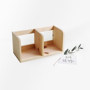 초록나무 소나무 원목 책꽂이 /책장 책장 수납선반 레드파인, 소나무 원목 책꽂이 400(소)