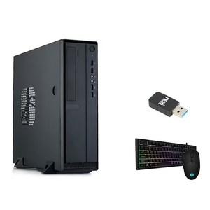 지티컴 GTS1254U73P-Z 인텔 i5-12400 512GB DDR4 16GB 키보드 마우스 풀세트 무선랜카드 증정 사무용 슬림 가성비 공간활용 조립 컴퓨터 데스크탑 PC, GTS1254U73P-ZX(WIN미포함)