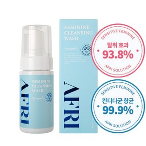 [병원판매용] 애프리 버블여성청결제 110ml 휴대용 약산성 천연성분 미니여성청결제 (프로폴리스 함유), 1개