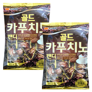 동아제과 골드 카푸치노캔디, 2개, 270g