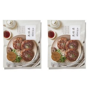 조선 호텔 육즙 가득한 떡갈비 345g 냉동 식품, 2개