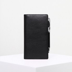 MATT 마뜨 [속지증정] 마뜨 슈렁컨 소가죽 펜꽂이 CEO 수첩 다이어리(블랙 9.5x17cm)D16212 다이어리 /볼펜꽂이 있음, (검정)D16212