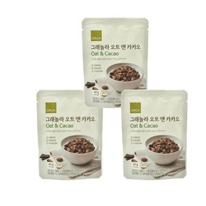 풀무원 그래놀라 Oat & Cacao 40g 3개