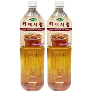 희창 카페시럽 1.5L x 2개