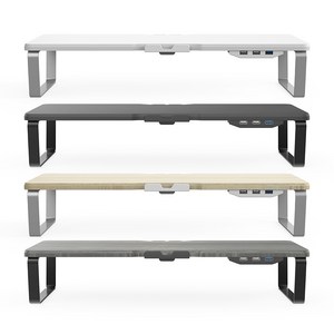 제닉스 M-DESK A1 모니터 받침대, 화이트