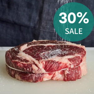 프라임 냉장 숙성 꽃등심 블랙앵거스 립아이 스테이크 Fresh Prime Ribeye Steak, 300g (CAB), 1개