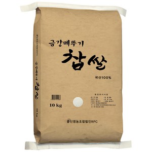 중신 금강메뚜기 찹쌀, 10kg, 1개
